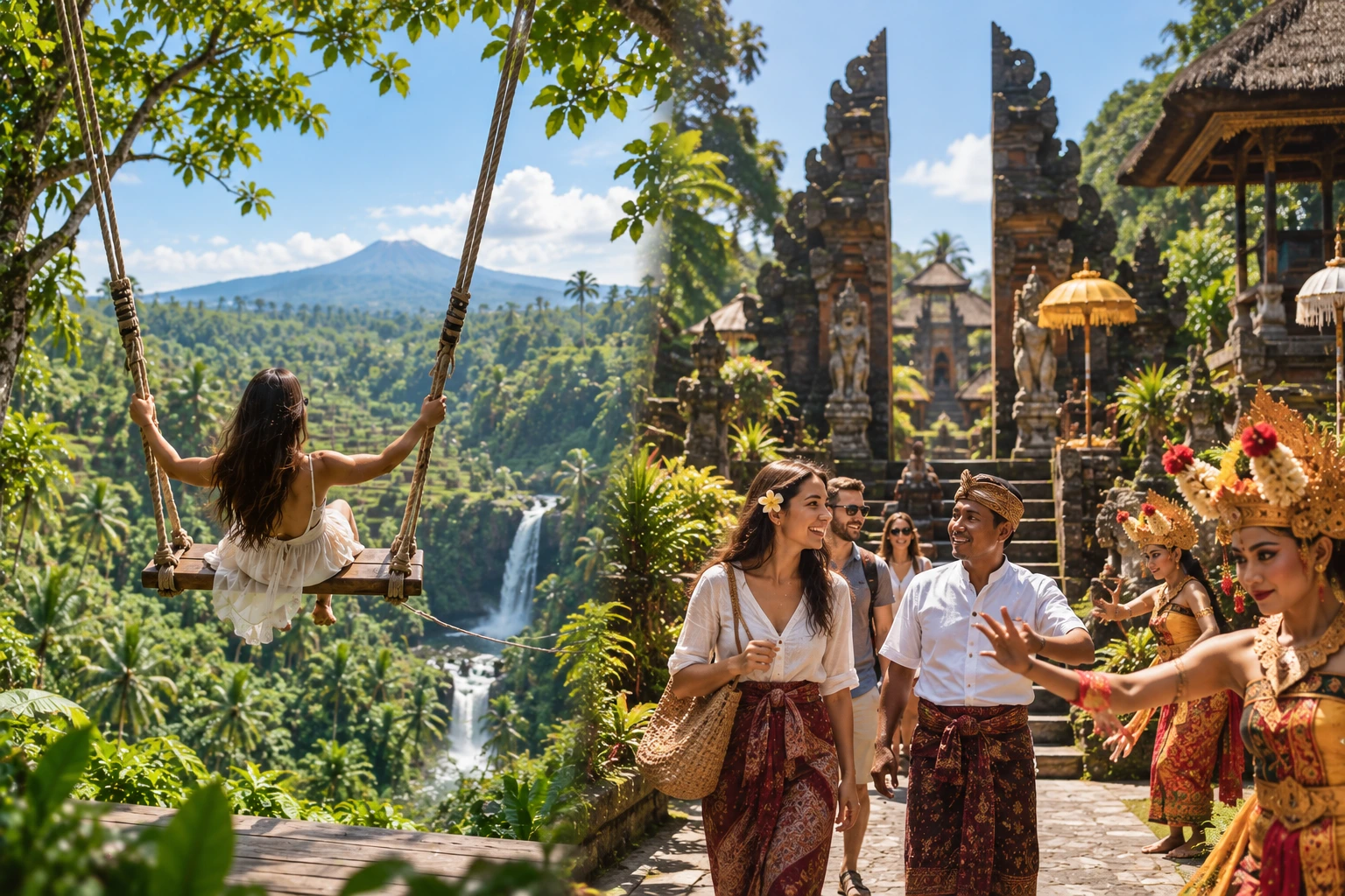 Aloha Ubud Swing over lush valley