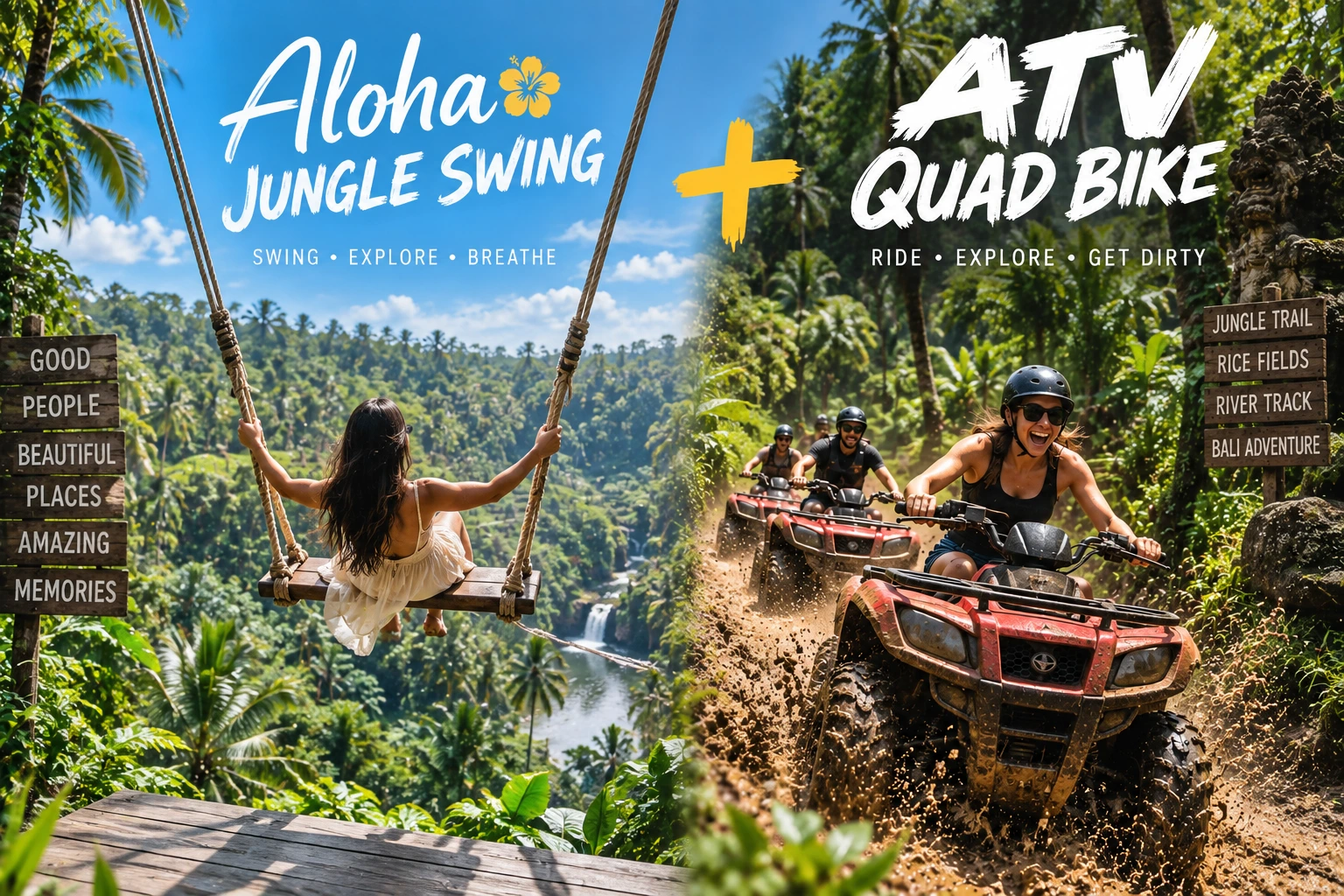 Aloha Jungle Swing and ATV Quad Bike