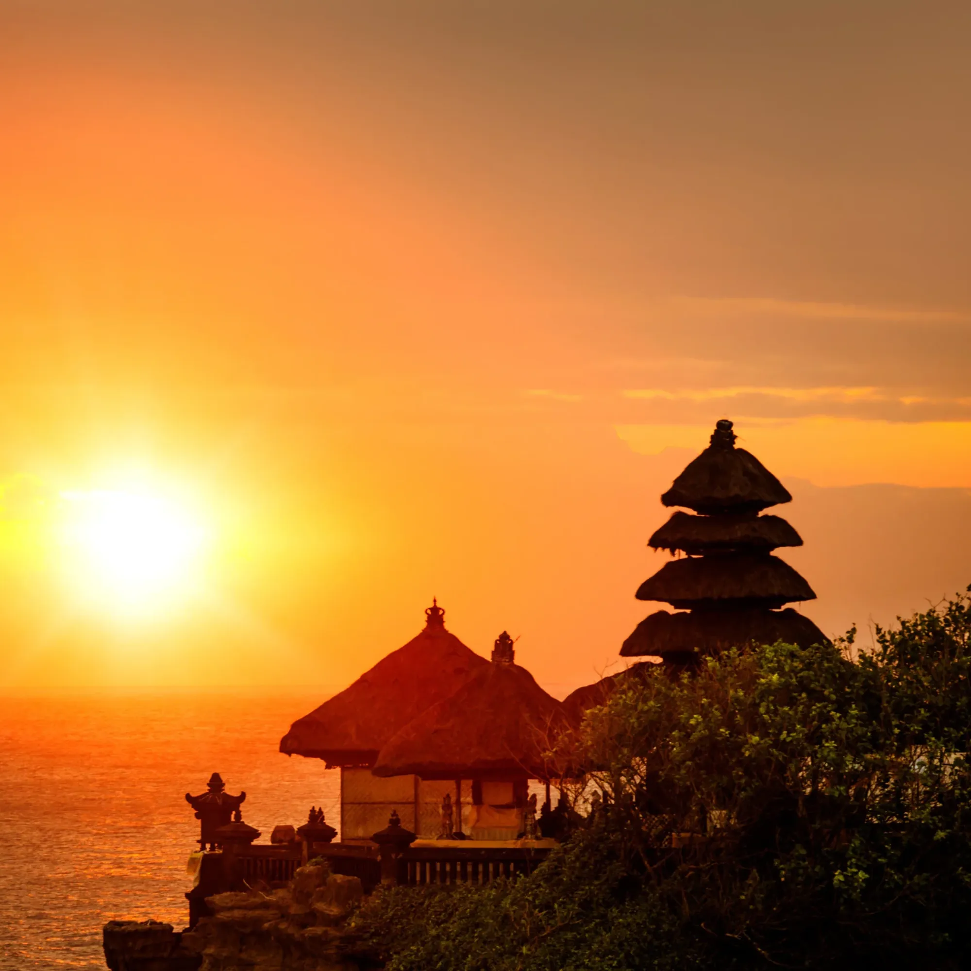 Tropical Bali beach with turquoise water