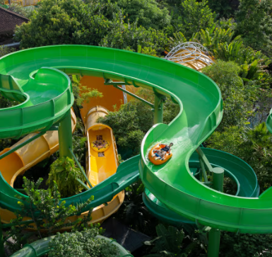 Kids water play area