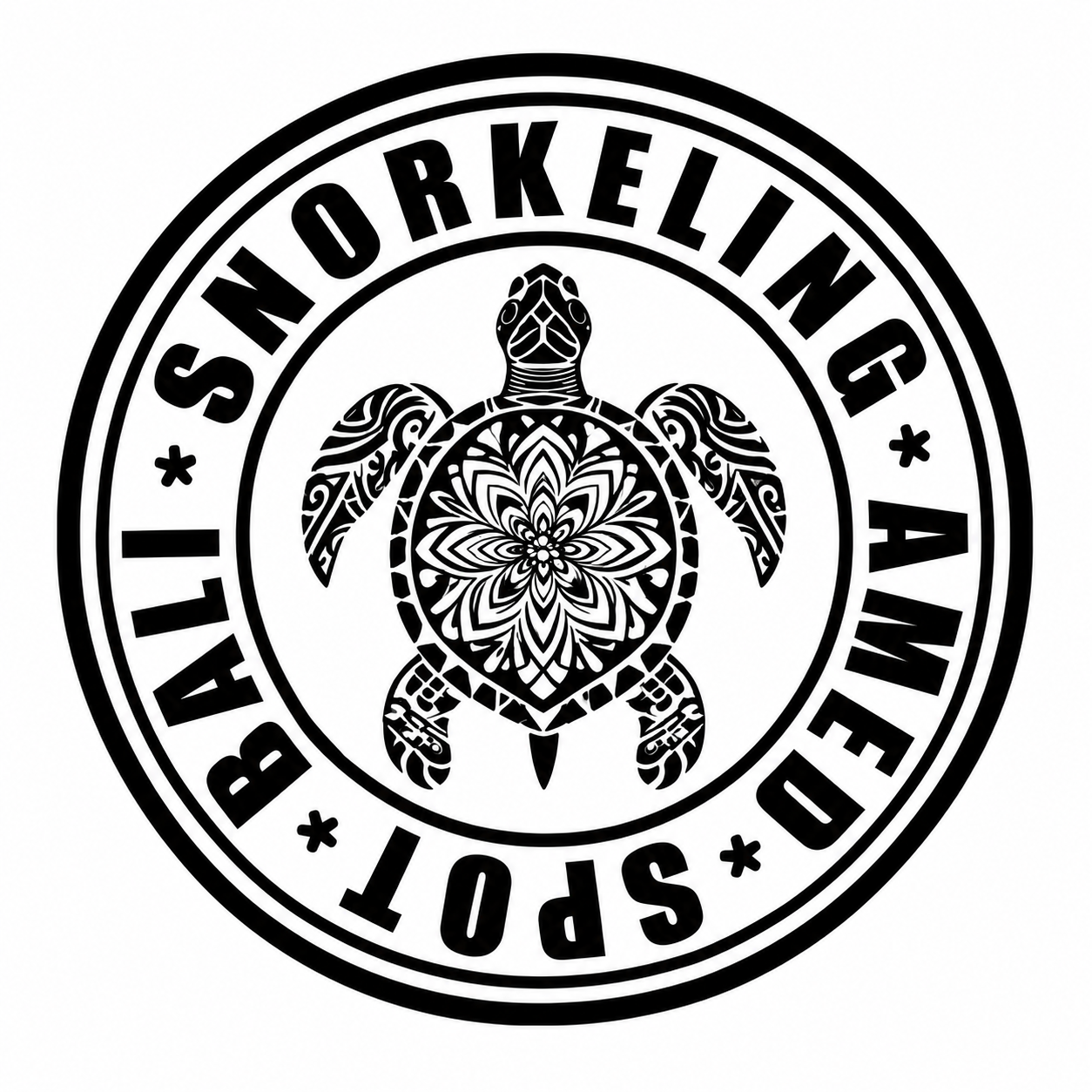 Amed Spot Snorkeling logo scrolled