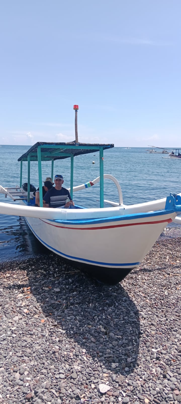 Traditional jukung boat