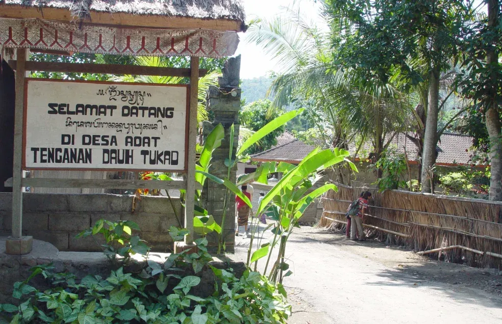Illustrative photo for Tenganan: a green Balinese village landscape
