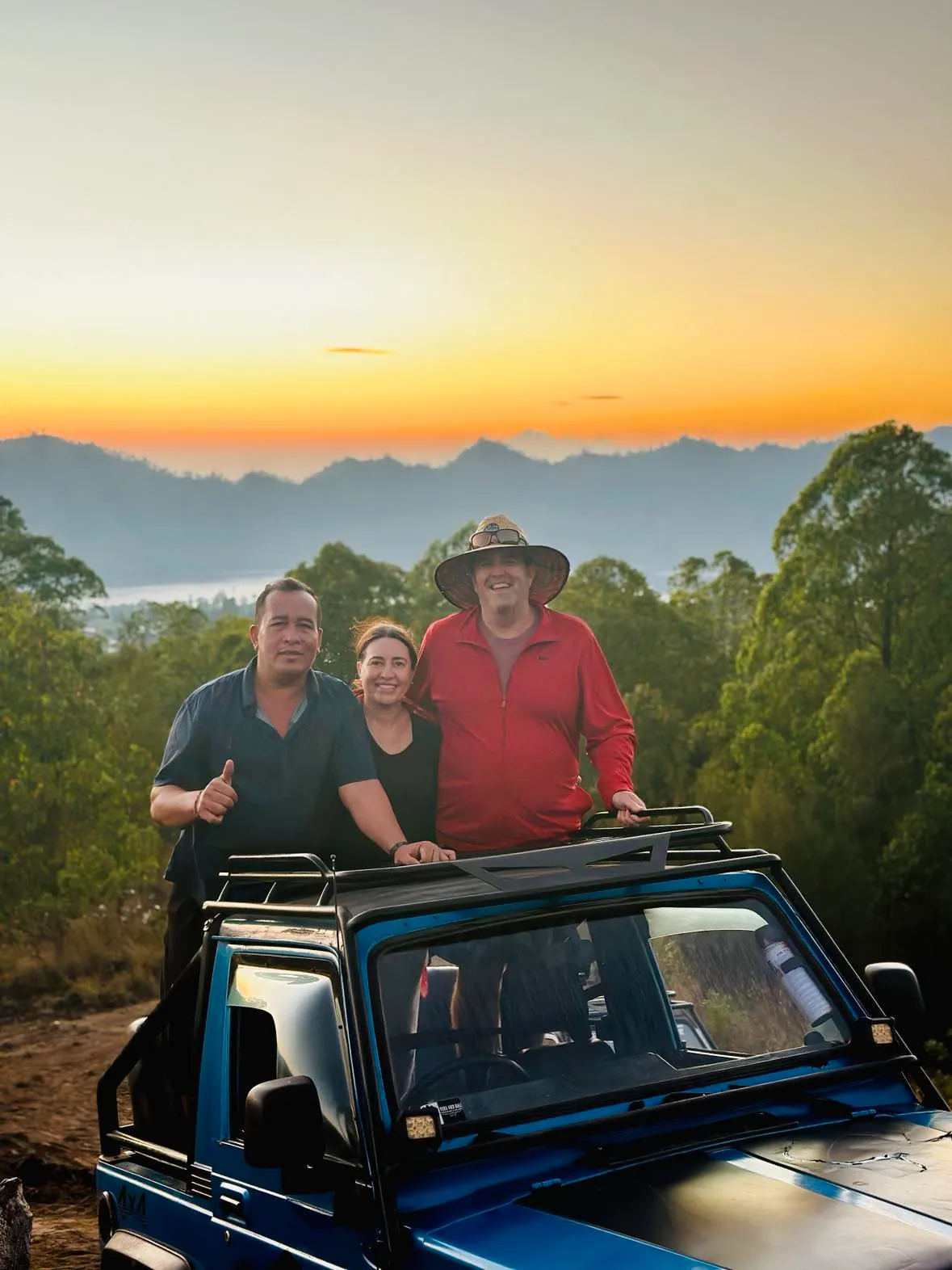 Jeep tour in early light