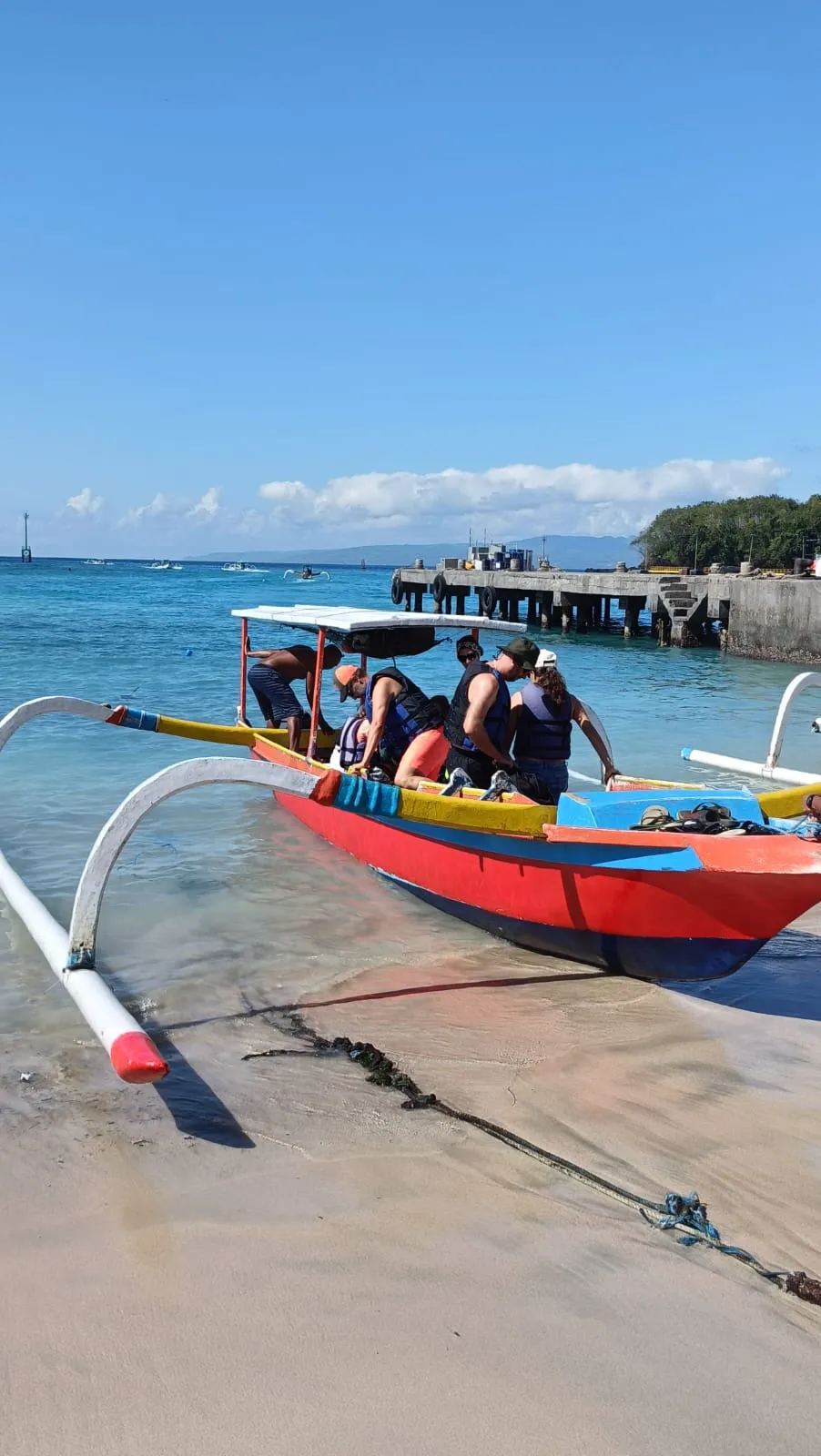 Fishing trip on the coast