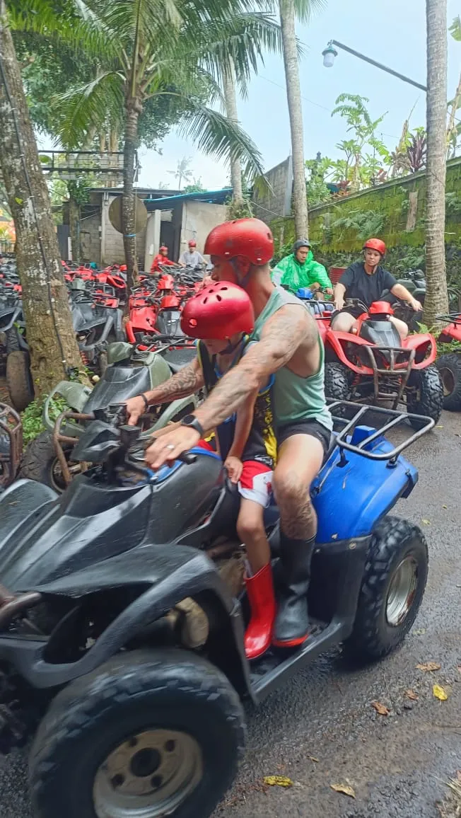 ATV ride outdoors