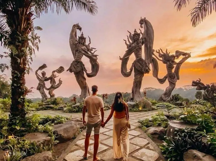 Green valley in Bali