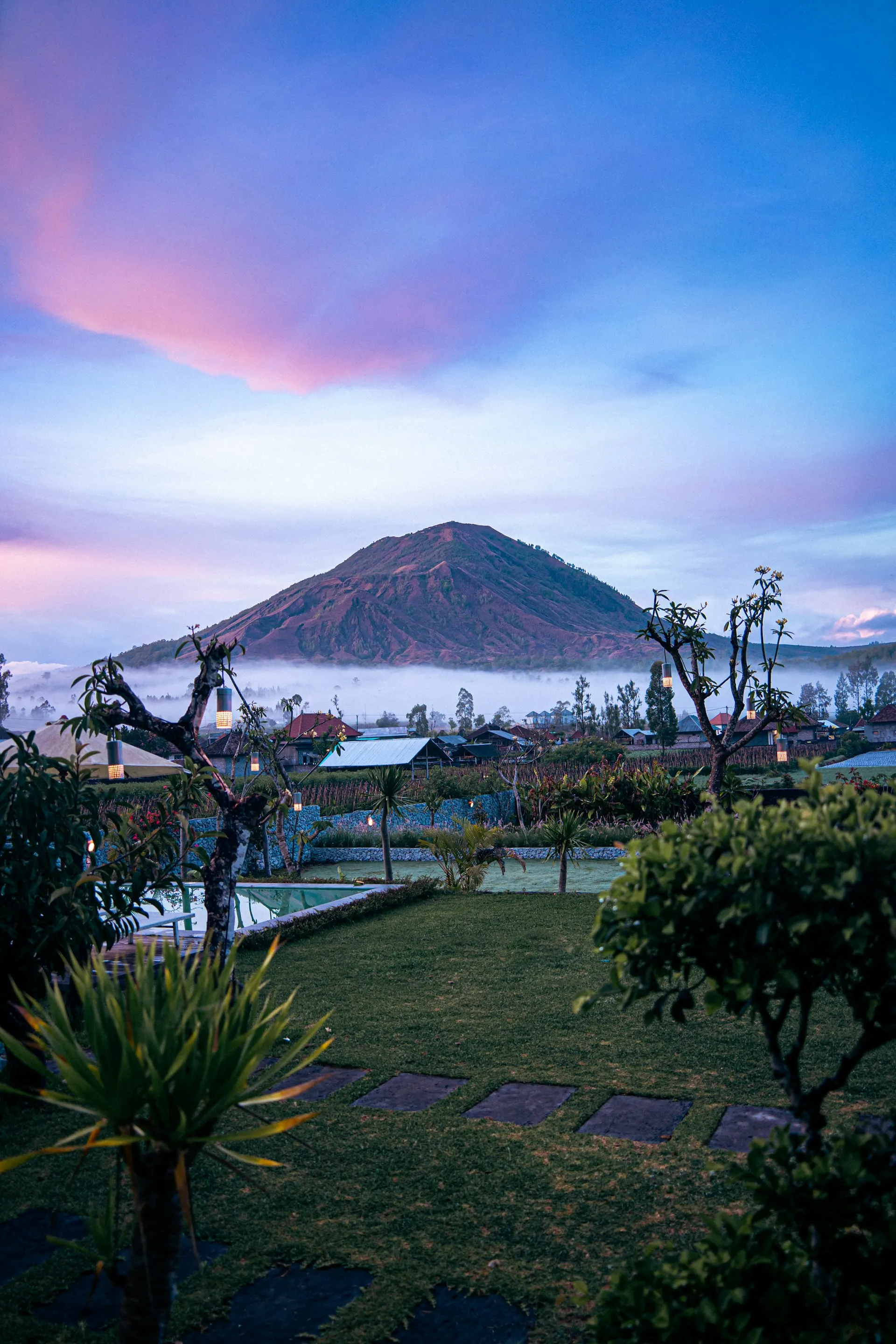 Kintamani mountain landscape
