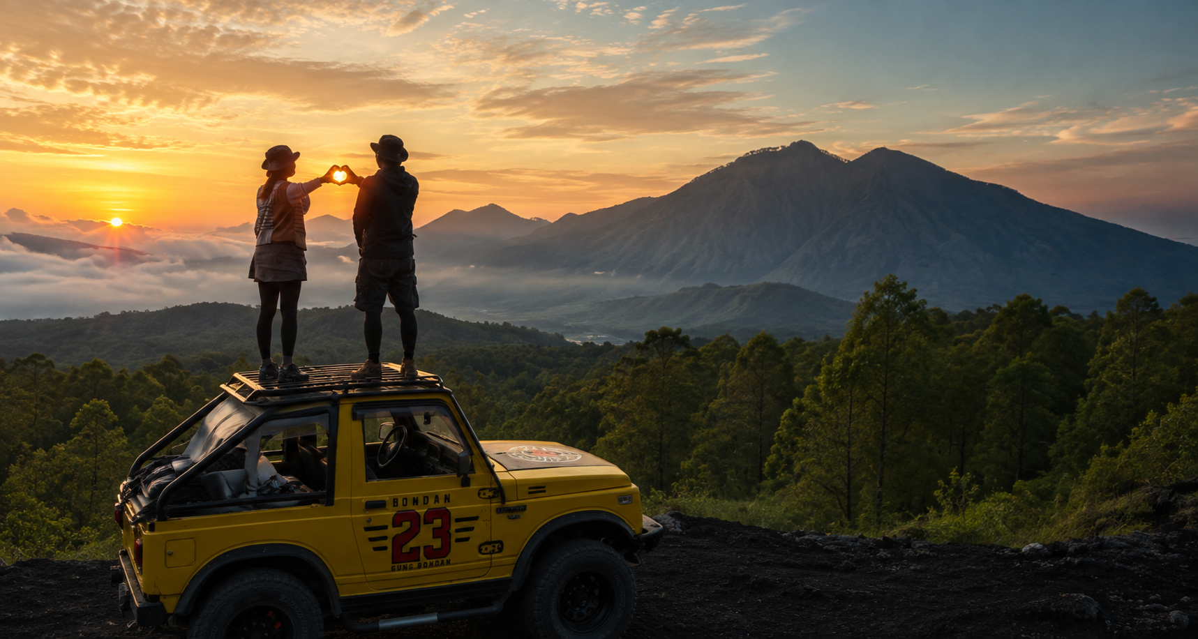 Jeep Adventure in Kintamani Bali