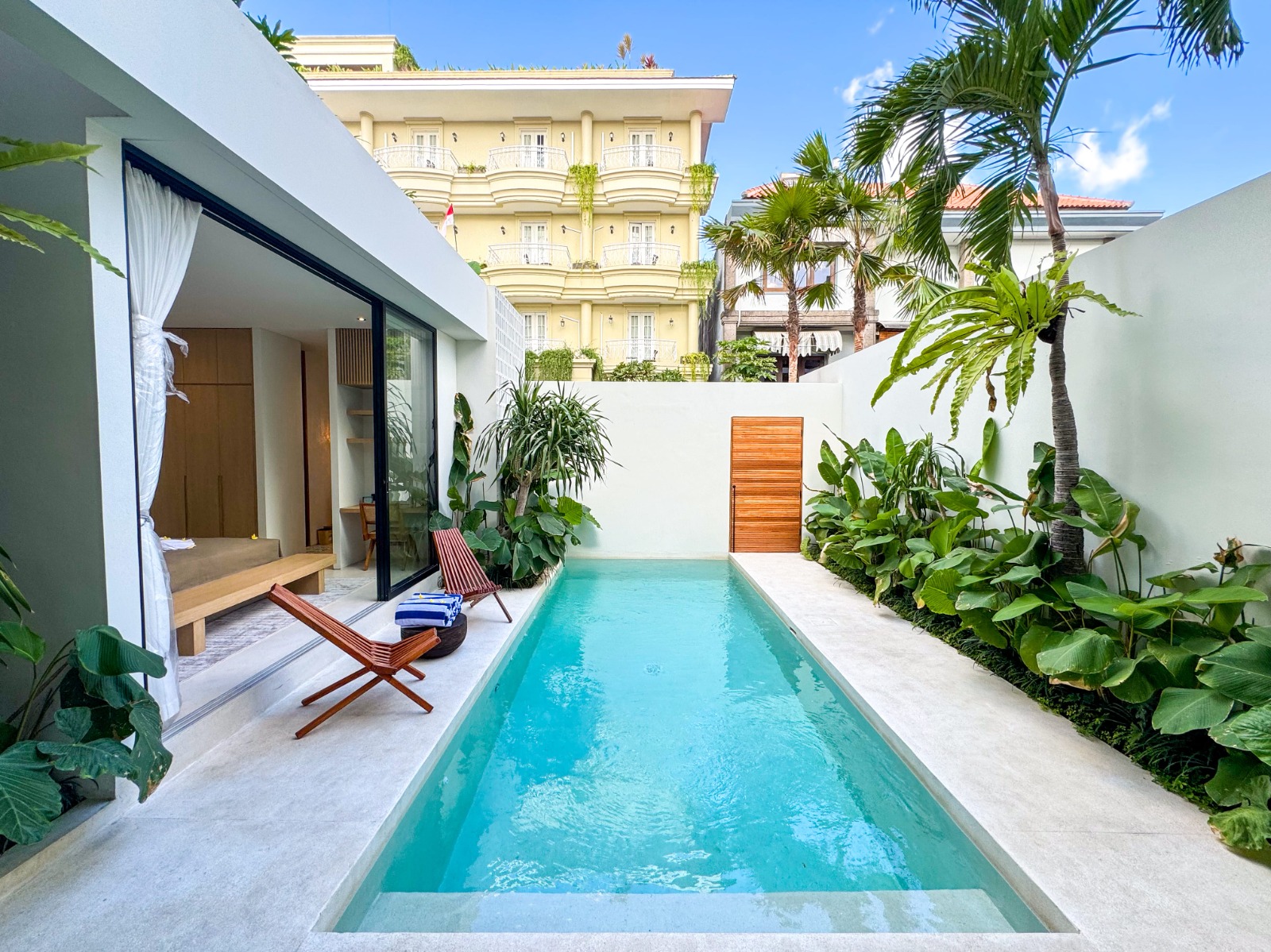 Private villa courtyard in Bali