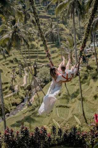 River Tubing + Rice Terrace + Jungle Swing + Kanto Lampo Waterfall