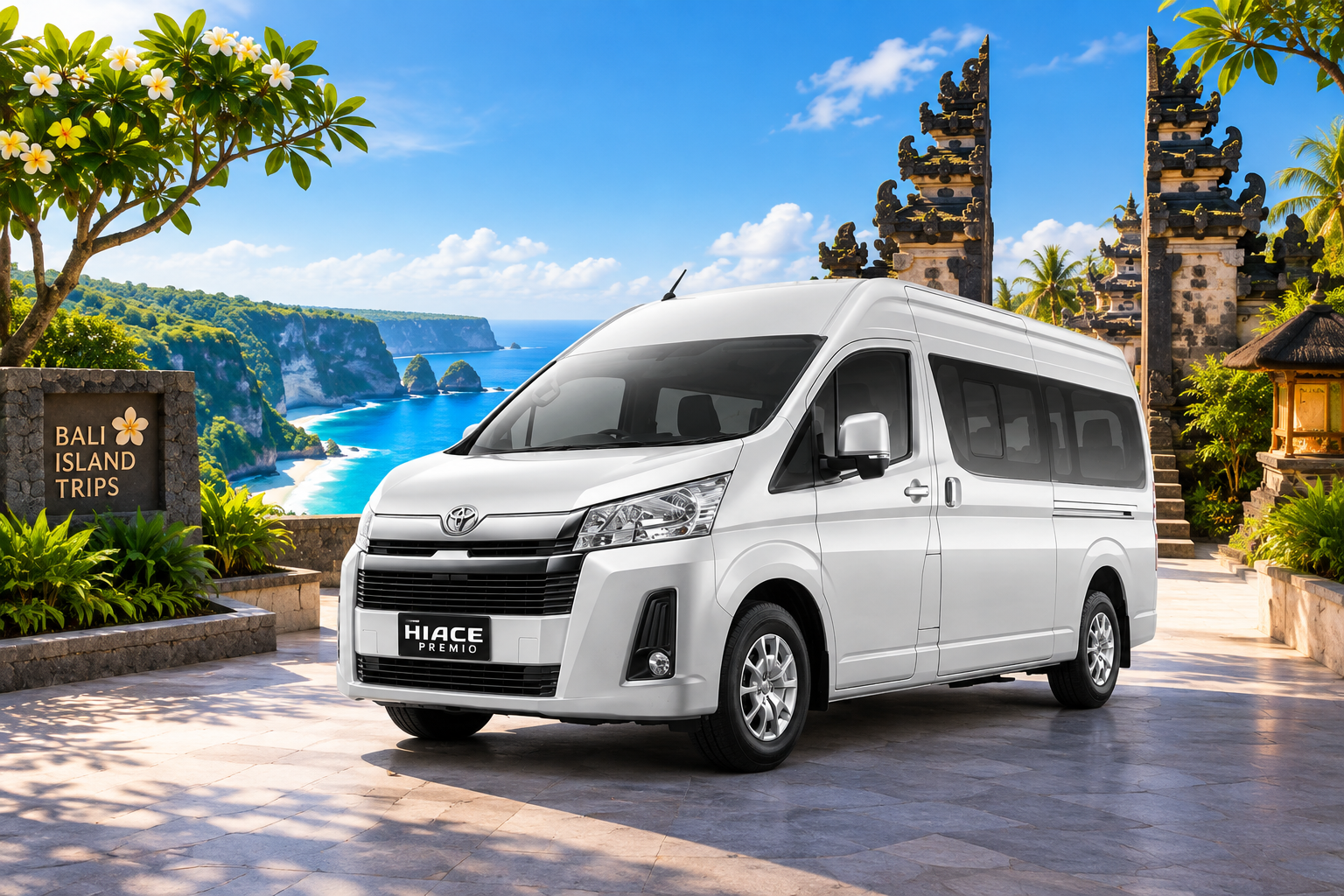Toyota HiAce Premio Luxury Van Bali