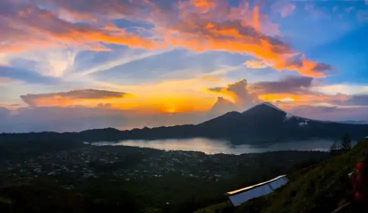 Mount Batur Sunrise Landscape