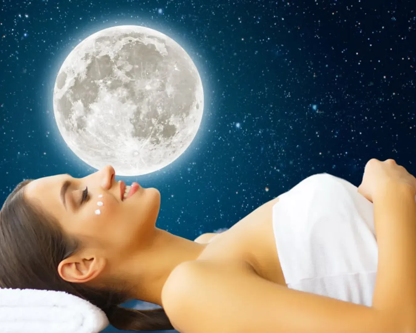 Full Moon Package hydrating facial and body care