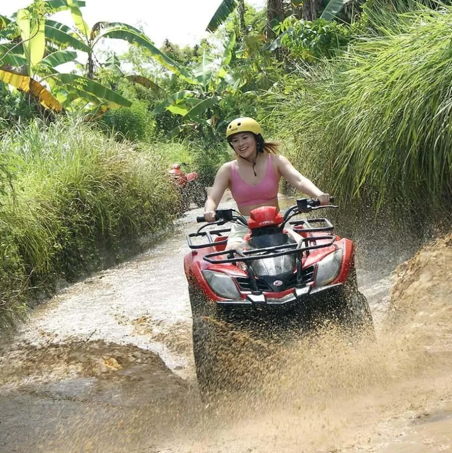 Excursión en moto quad ATV en Bali