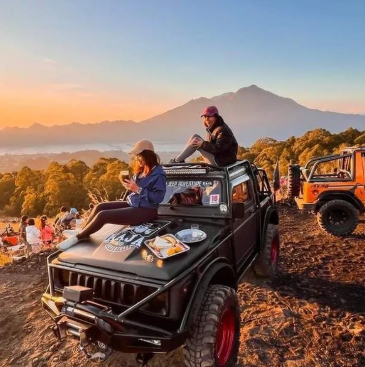Excursión en jeep por el volcán Batur
