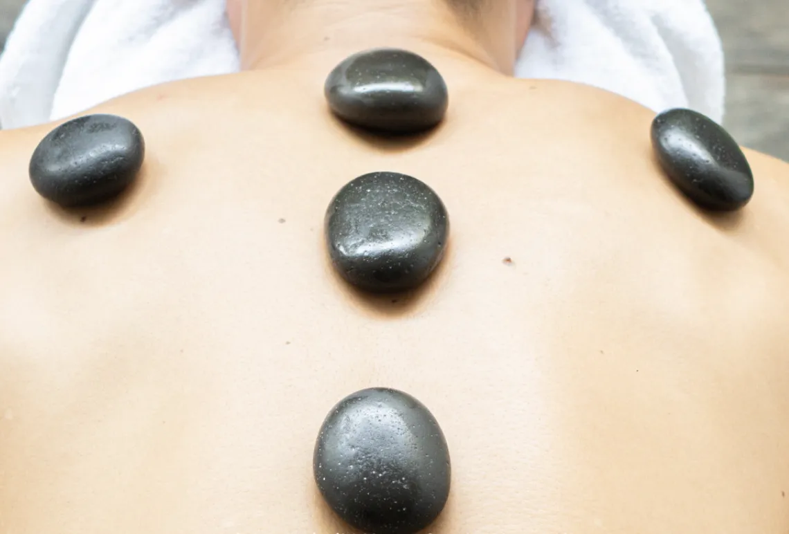 Hot stone massage