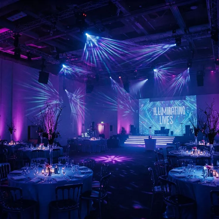 Professional stage lighting