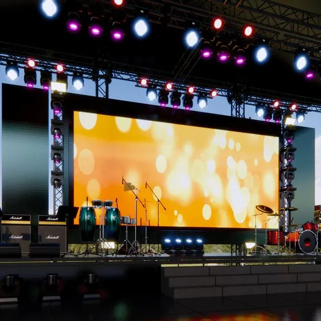 Live event stage lighting