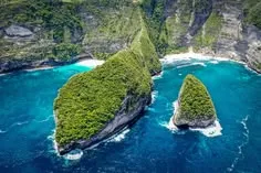 Kelingking Beach cliff in Nusa Penida