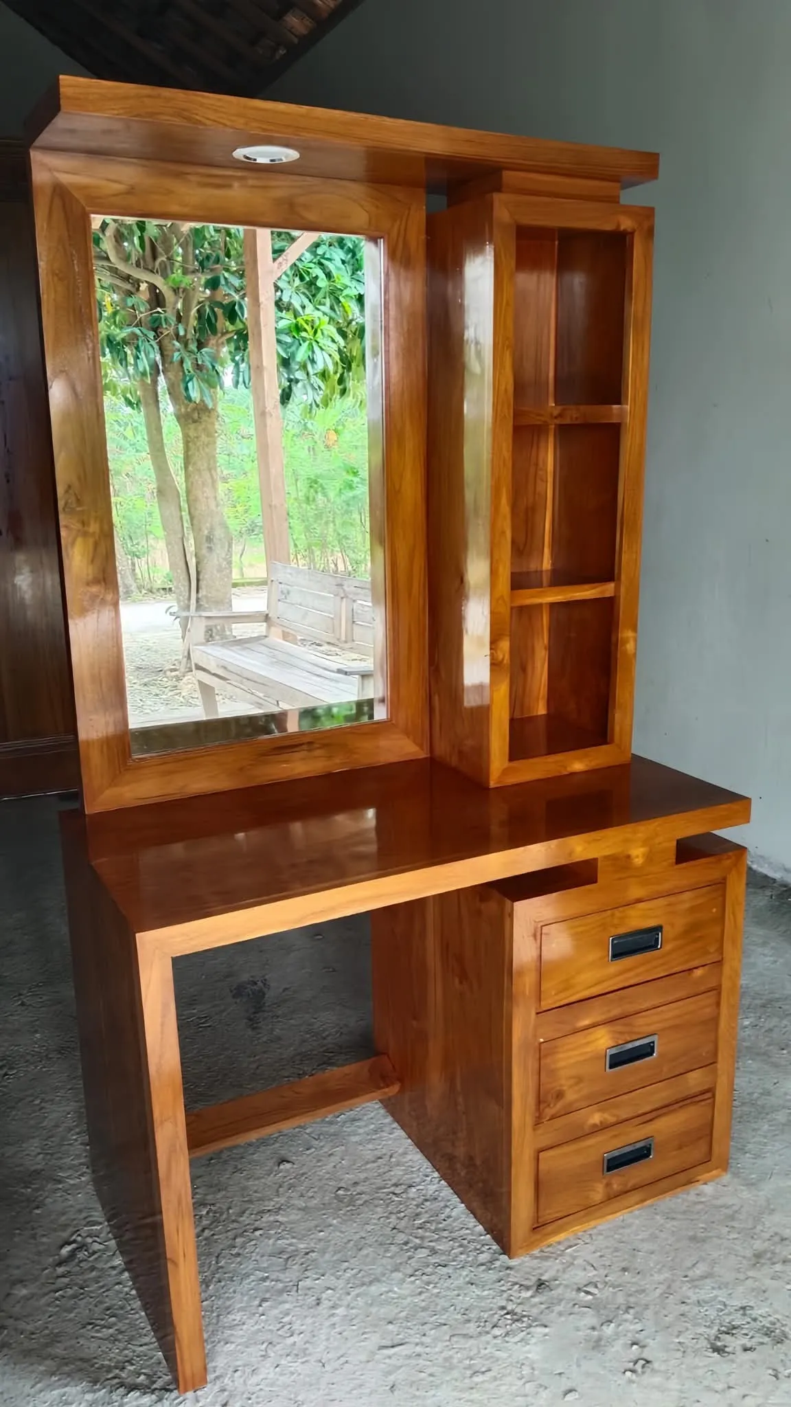 Custom wood furniture in teak