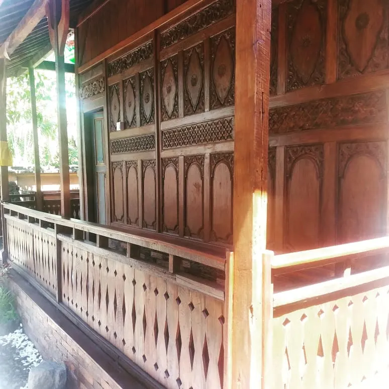 Wooden seating