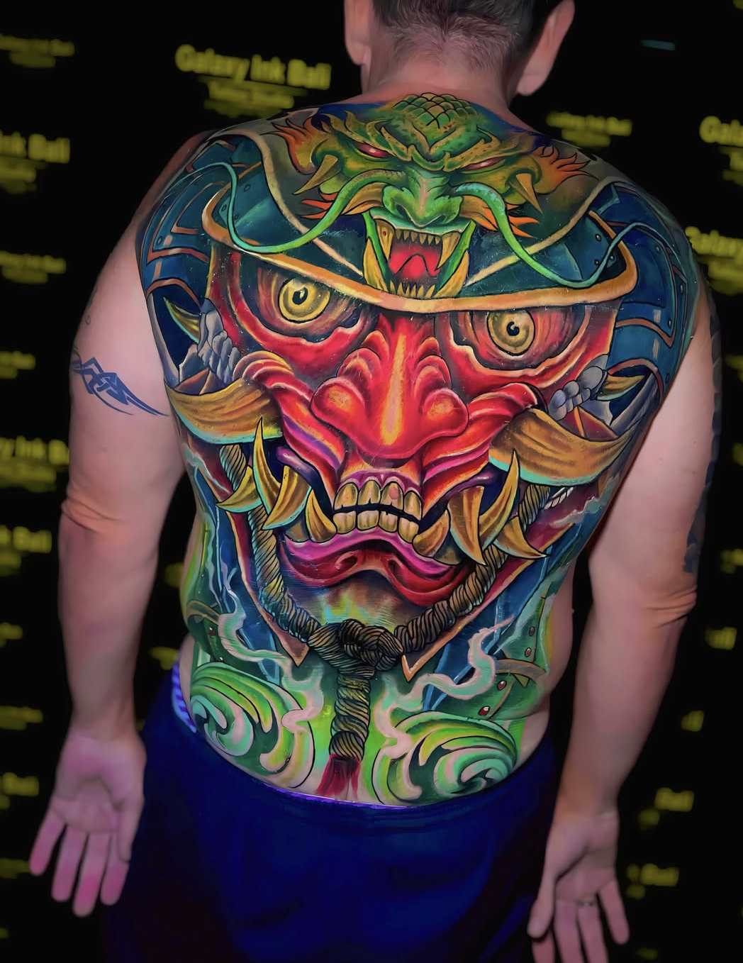 Full back tattoo
