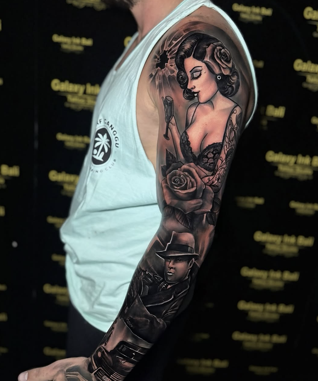 Full sleeve tattoo