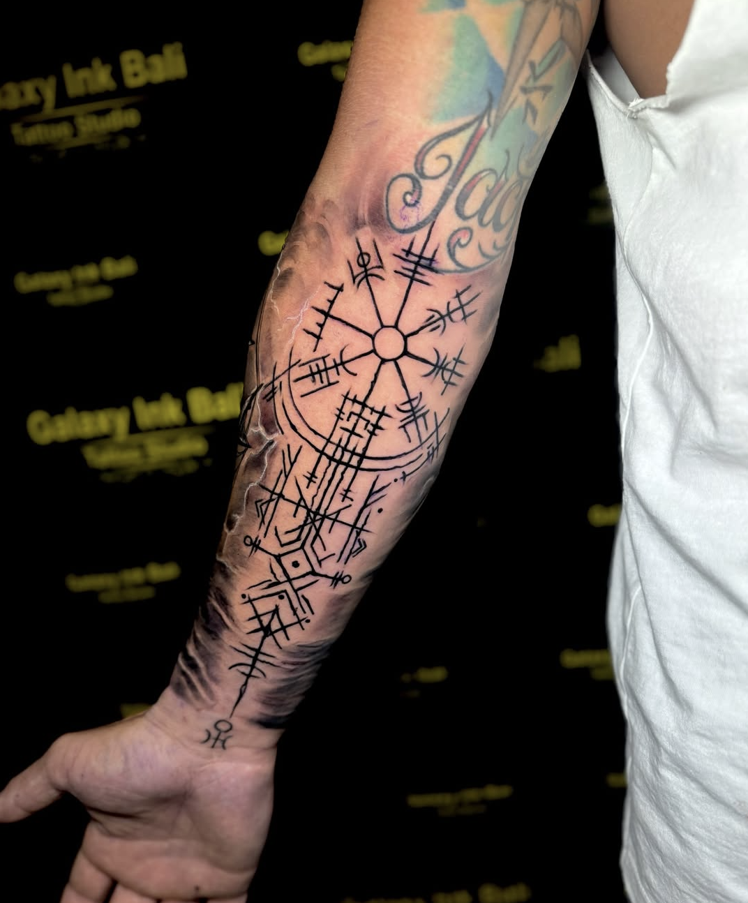 Full sleeve tattoo
