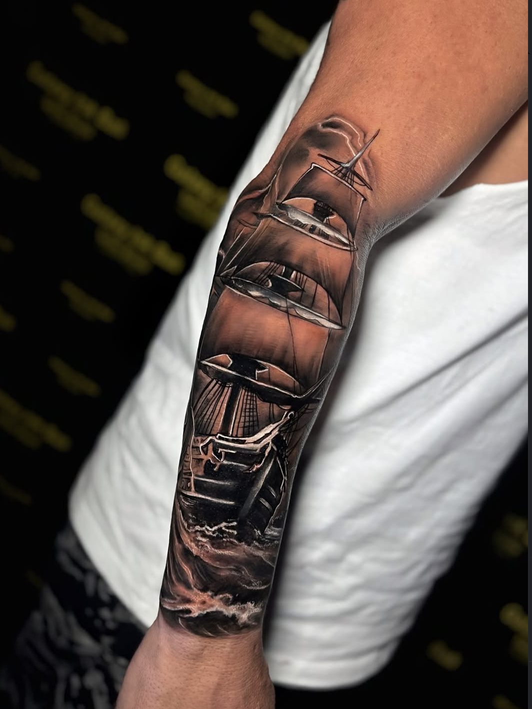 Full sleeve tattoo