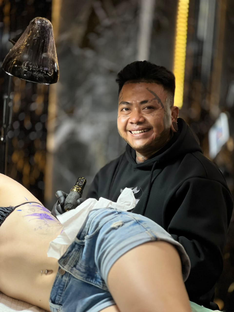 Portrait tattoo artist Baron