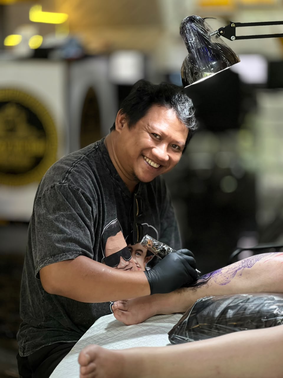 Portrait tattoo artist Tommy