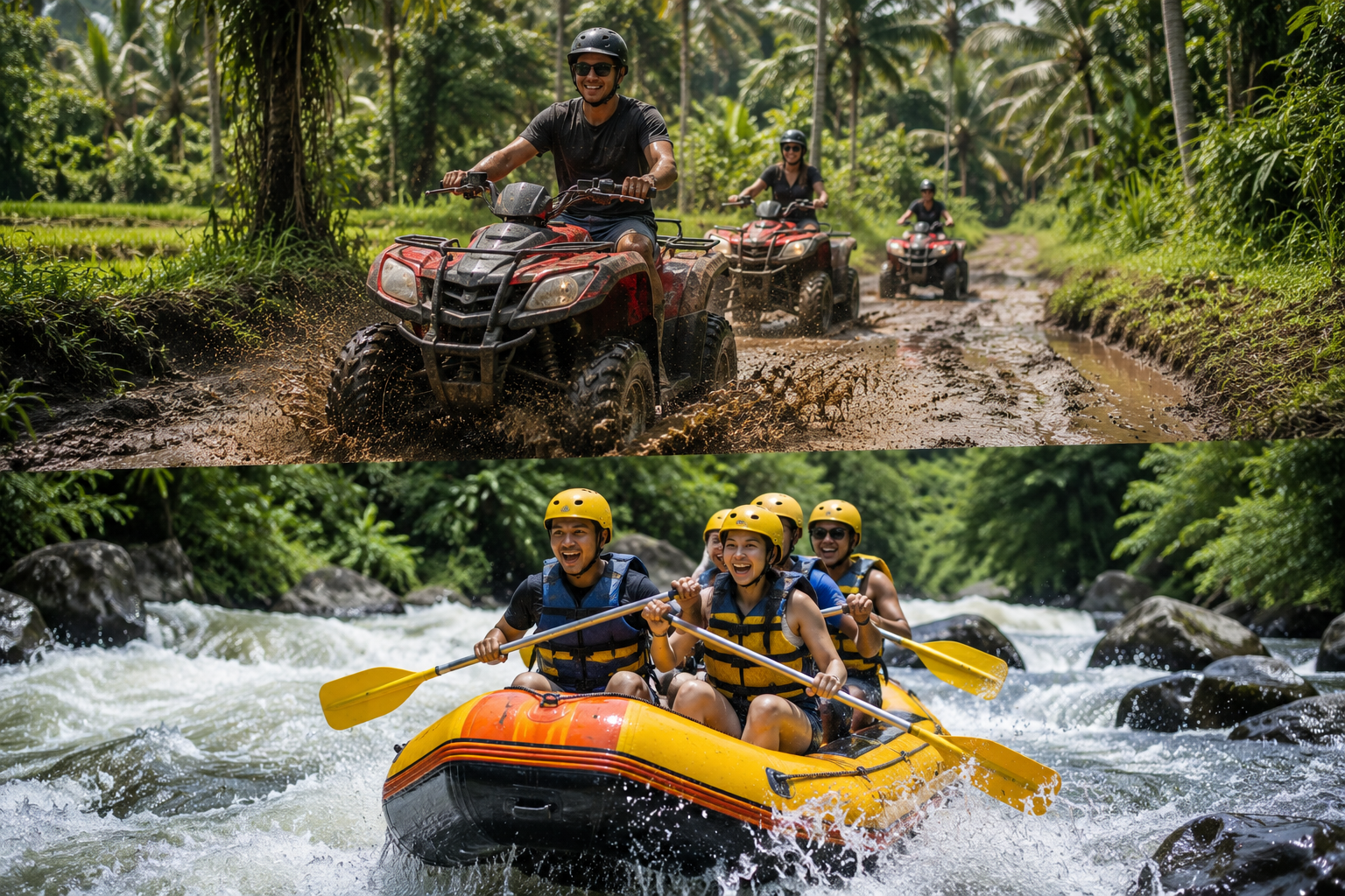 ATV and white water rafting adventure