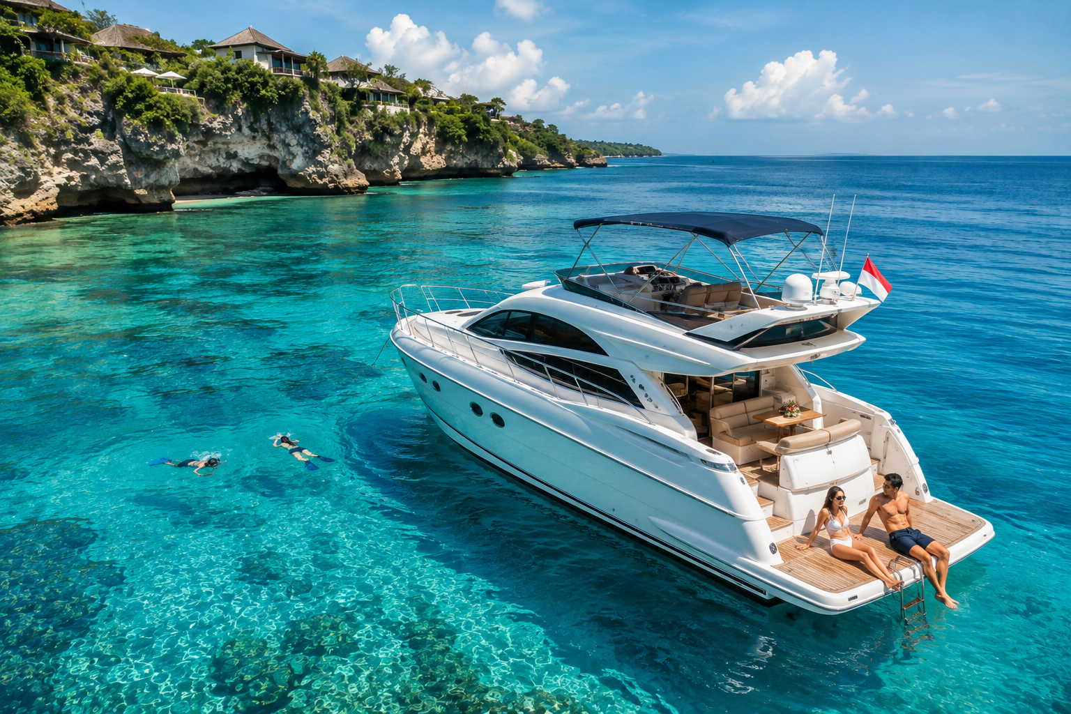 Luxury yacht cruise in Bali