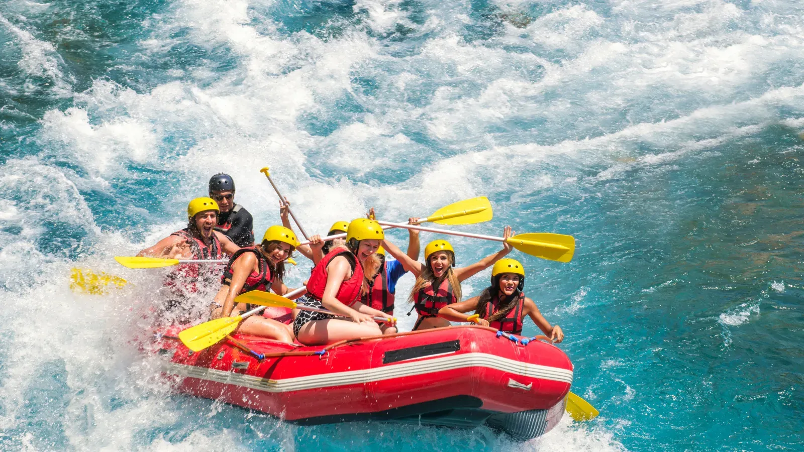 Whitewater river for Ubud rafting in Bali