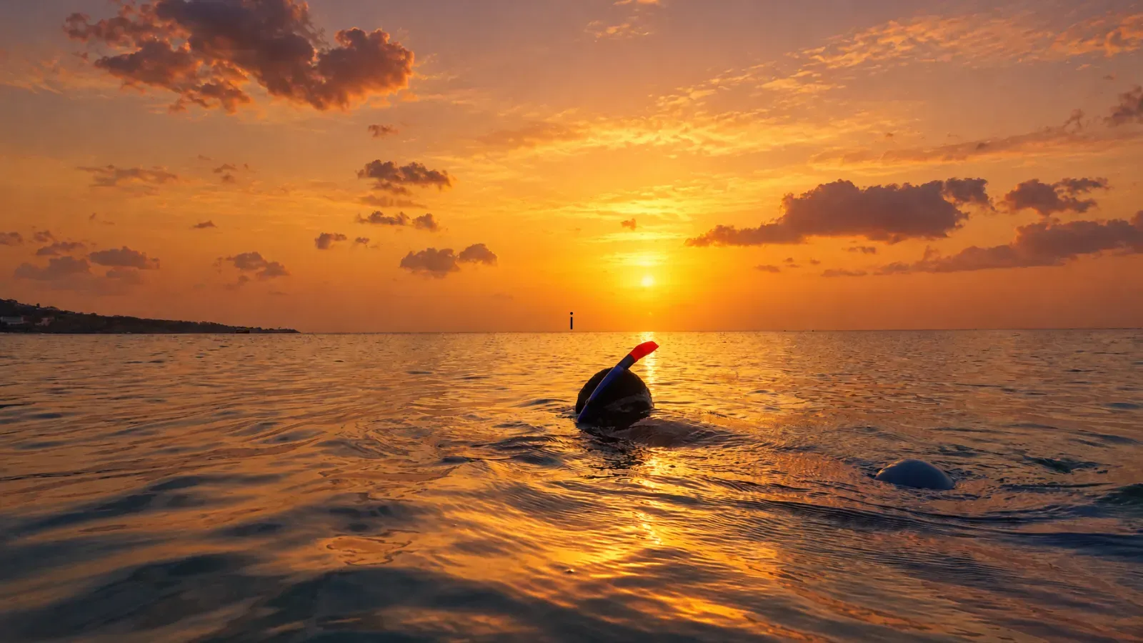 Sunset snorkeling in Padang Bai