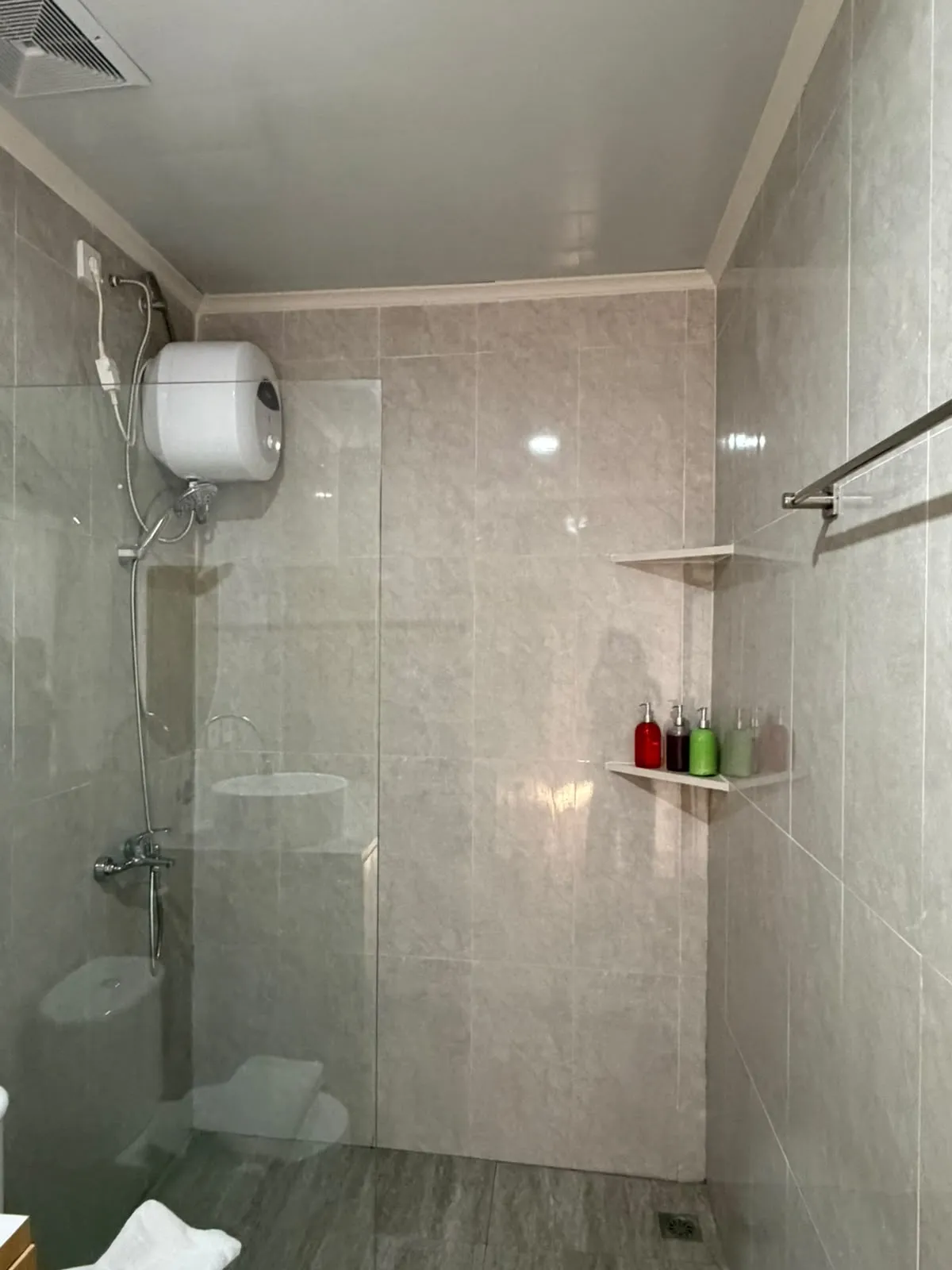 Wardrobe and room fittings at Iron Guest House