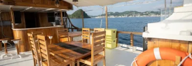 Sunset sailing on NK Jaya 1