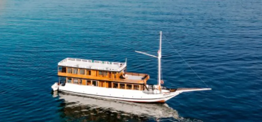 Nox deck on Komodo waters
