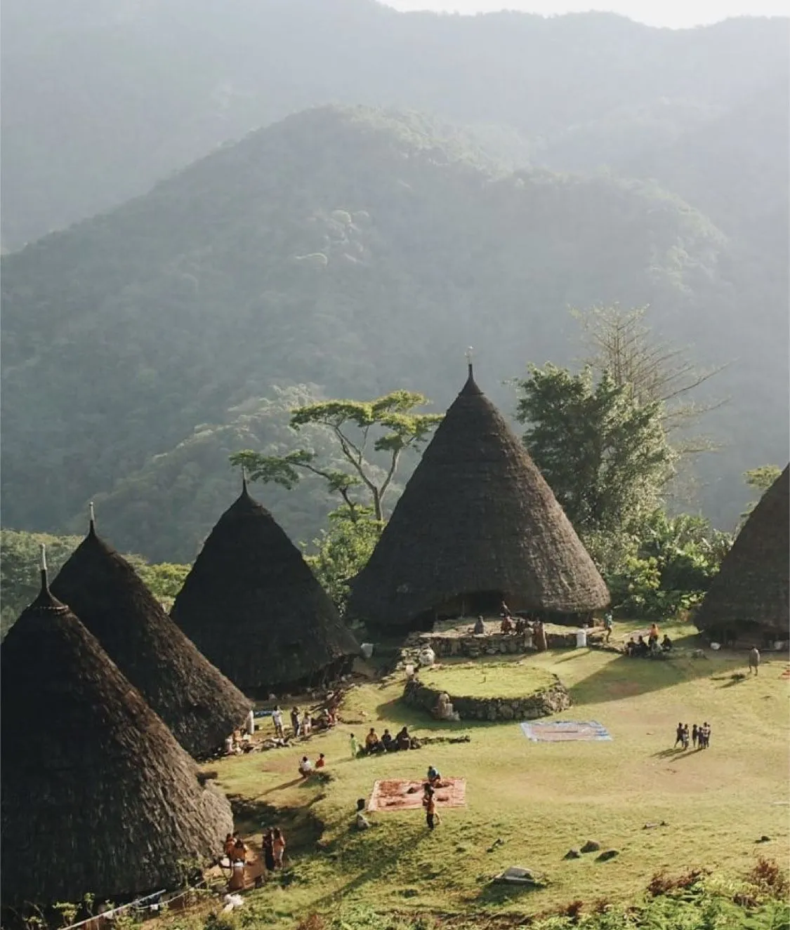 Waerebo Mbaru Niang traditional houses