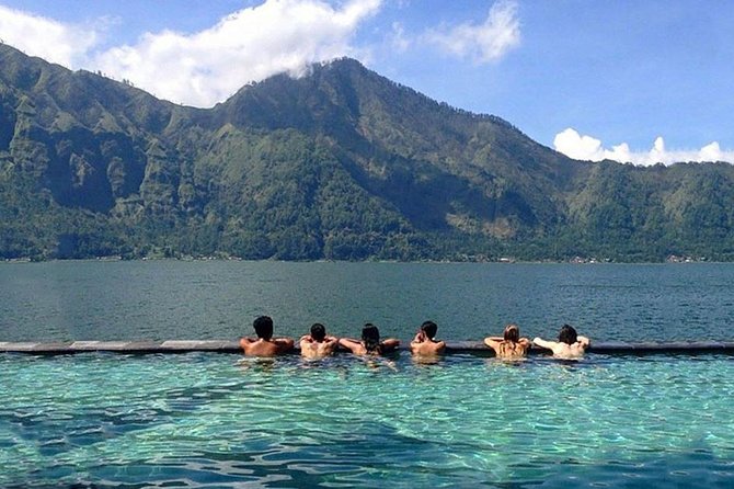 Peaceful pool surroundings