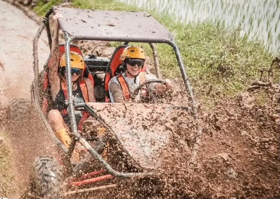 UTV jungle buggy through Bali forest