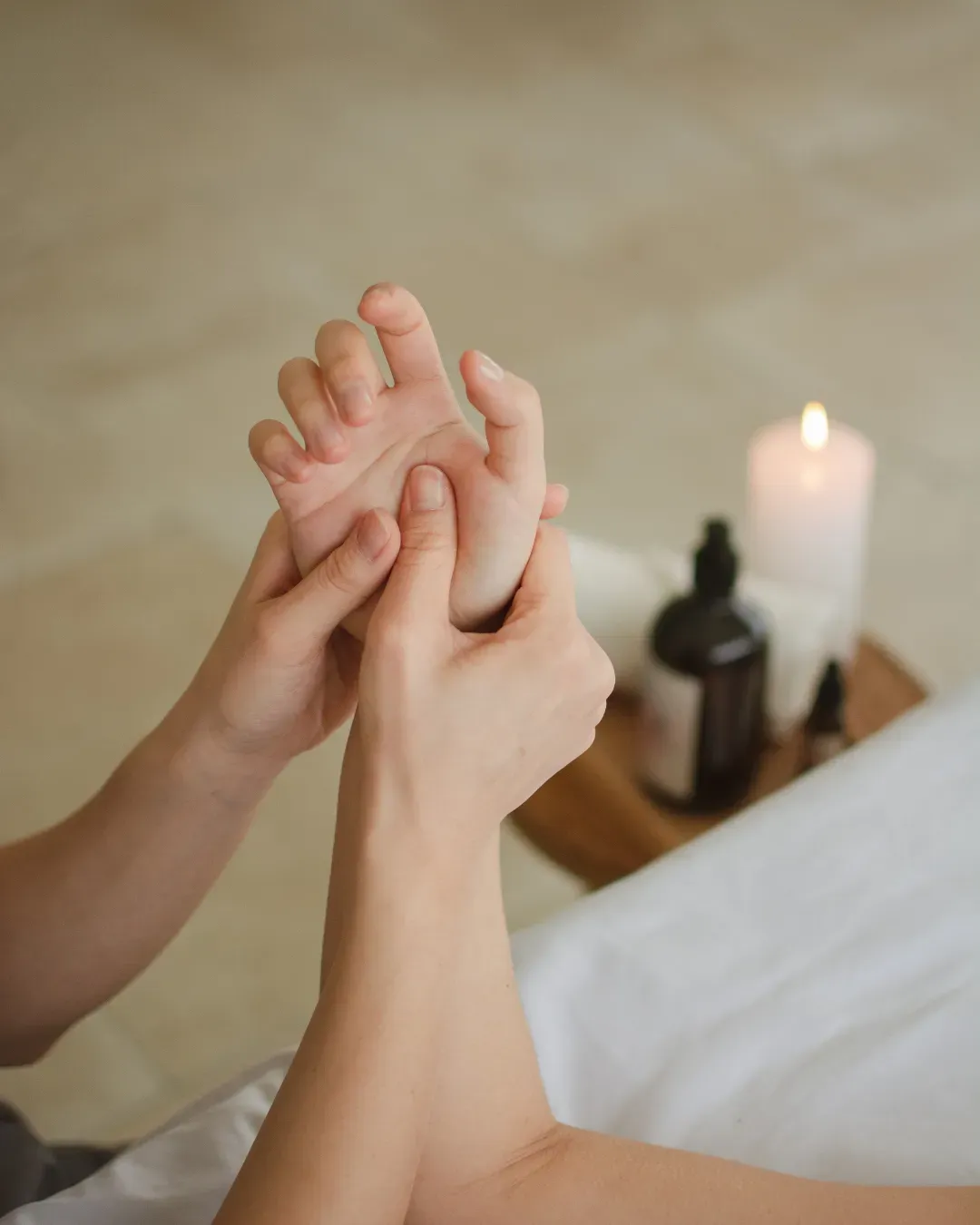 Thai massage treatment at Atik Spa
