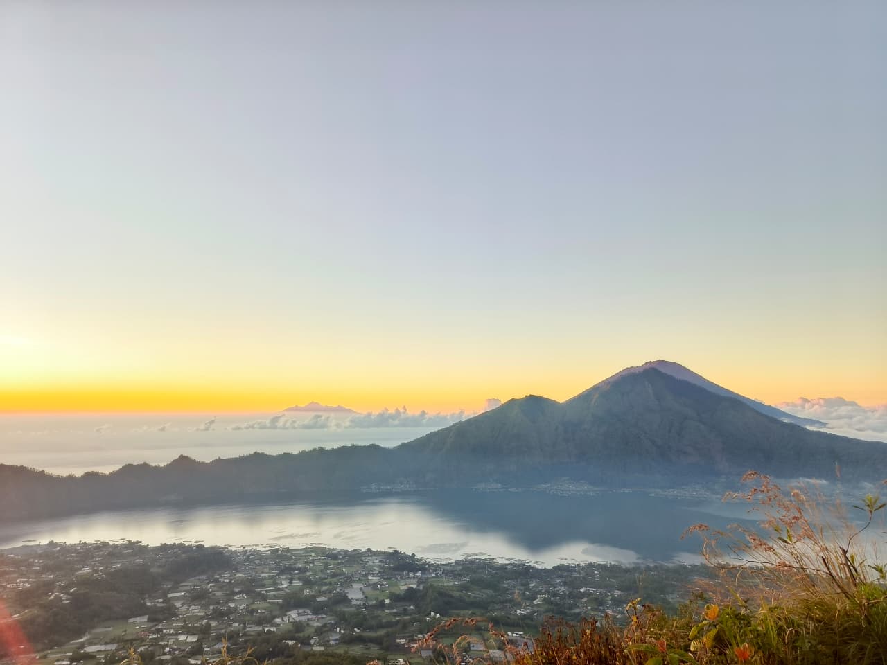 Lembah hijau and lato at deliverya mountains