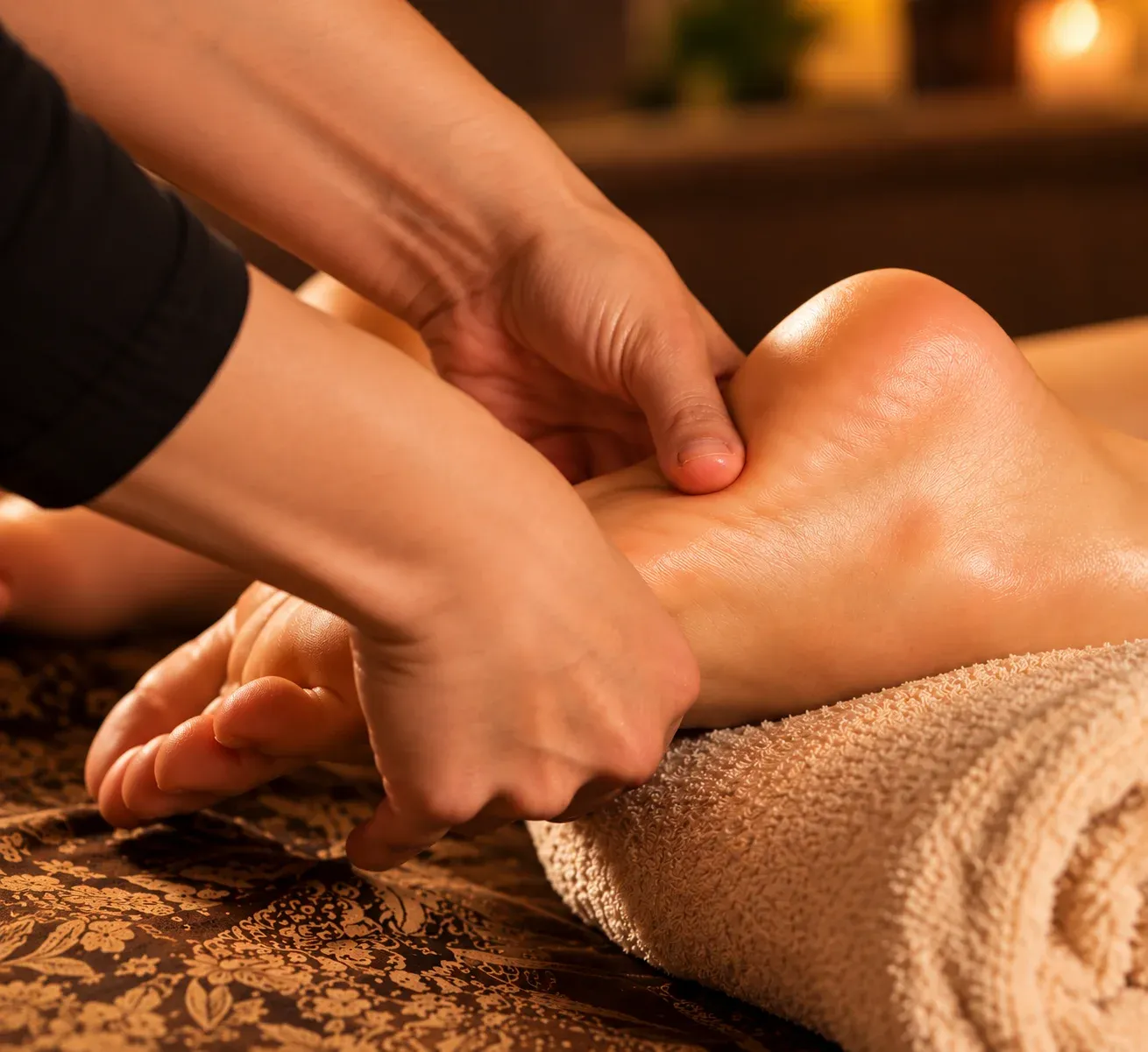 Foot Massage and Head Massage