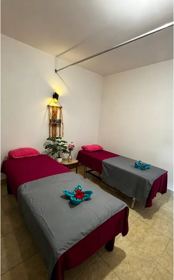 Treatment room at Kirei Home Service Bali