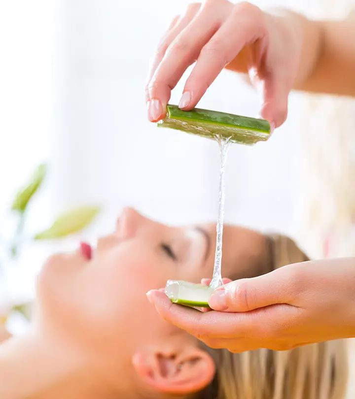 Aloe vera massage