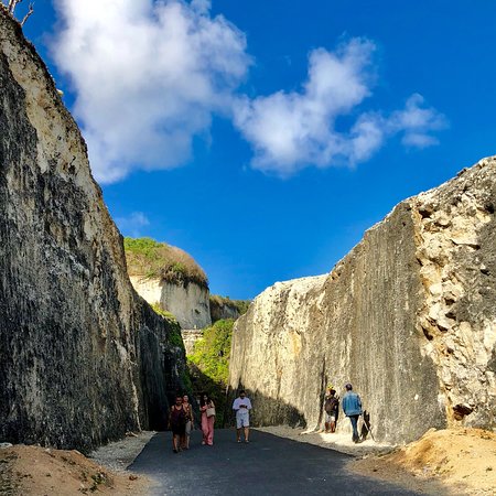 Travelers enjoying the coastal scenery