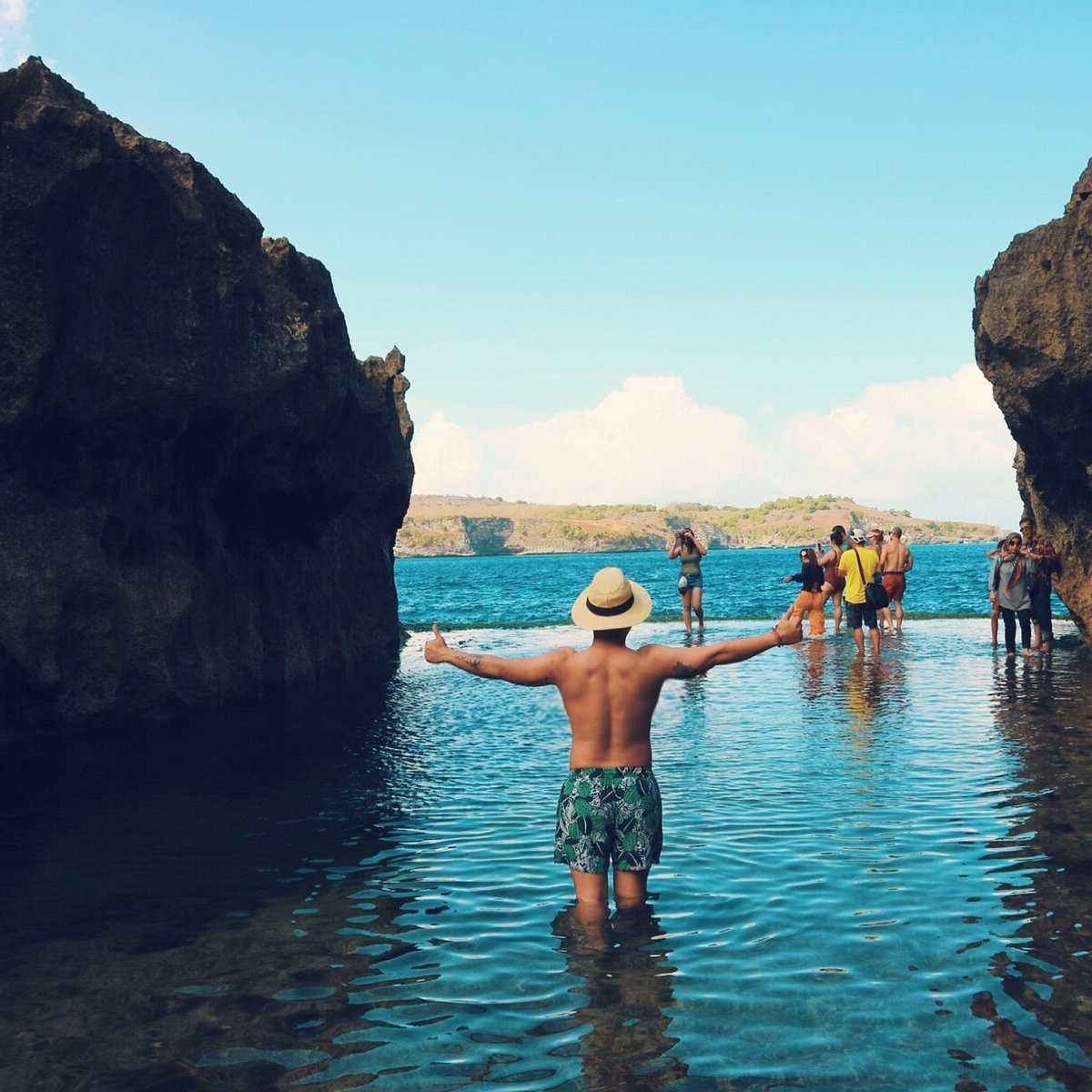 Angel's Billabong natural infinity pool