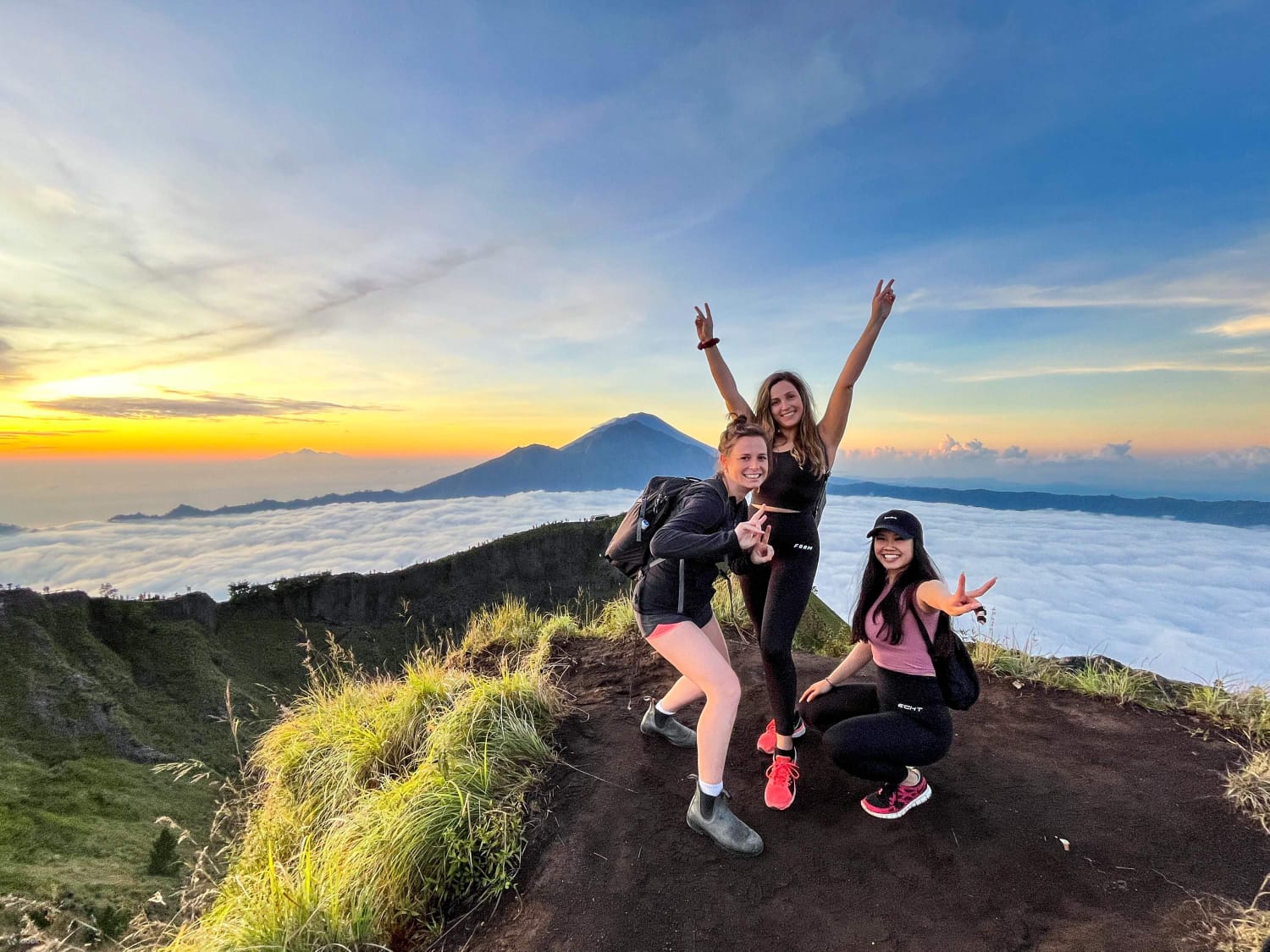 Mount Batur volcano view